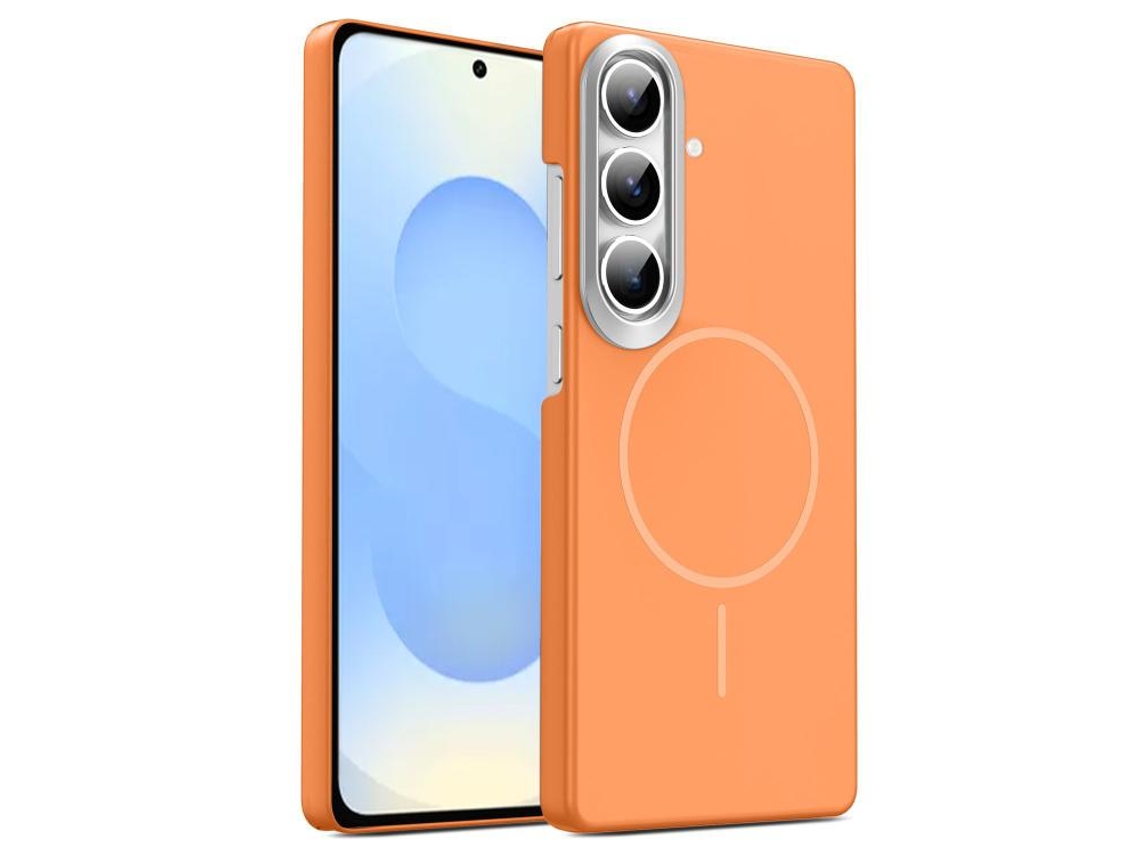 Capa Magsafe Para Samsung Galaxy S26 Plus À Prova De Quedas, Laranja Digitallab