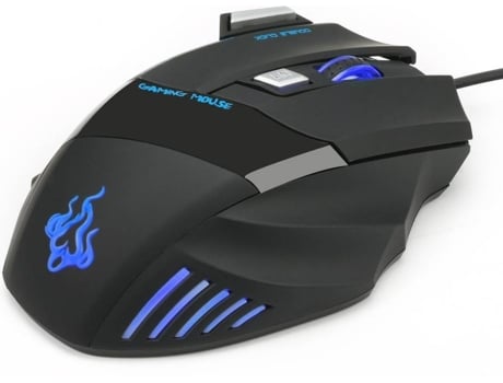 Rato IMAGINATION A8681 (Cabo USB - Casual e regular - 5500 dpi - Preto)
