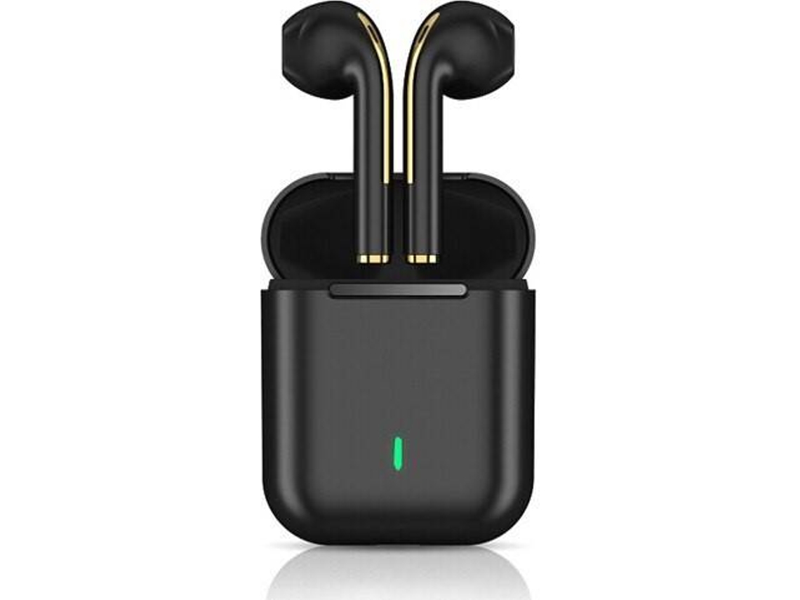 Auriculares Bluetooth True Wireless J18-1-3 (In Ear - Microfone - Preto)