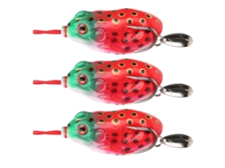 Sequin Frog Fishing Soft Bait, Lifelike Fish Lure, For Snakehead Fishing, Fishing Tackle Bait 5.5cm/13g (3 Pieces Sold As A Set) 2
