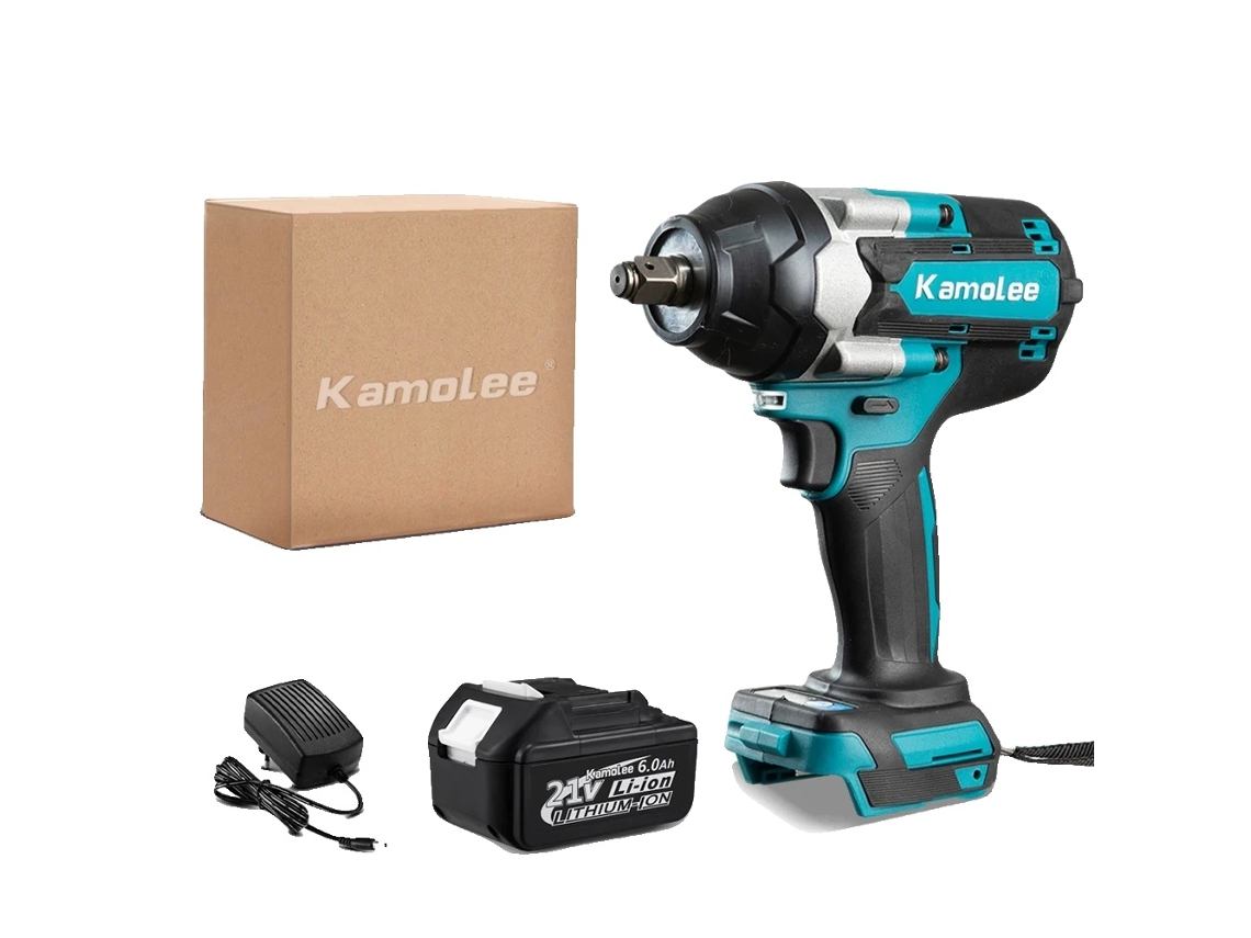 Chave De Impacto Elétrica, Recarregável, Velocidade De 7000 Rpm, Torque Máximo De 1800 N.m, 1x6.0ah Carton, Ue Oem