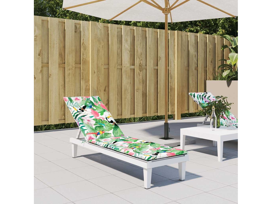 Vidaxl Almofadão P/ Cadeira De Terraço Tecido Oxford Multicor
