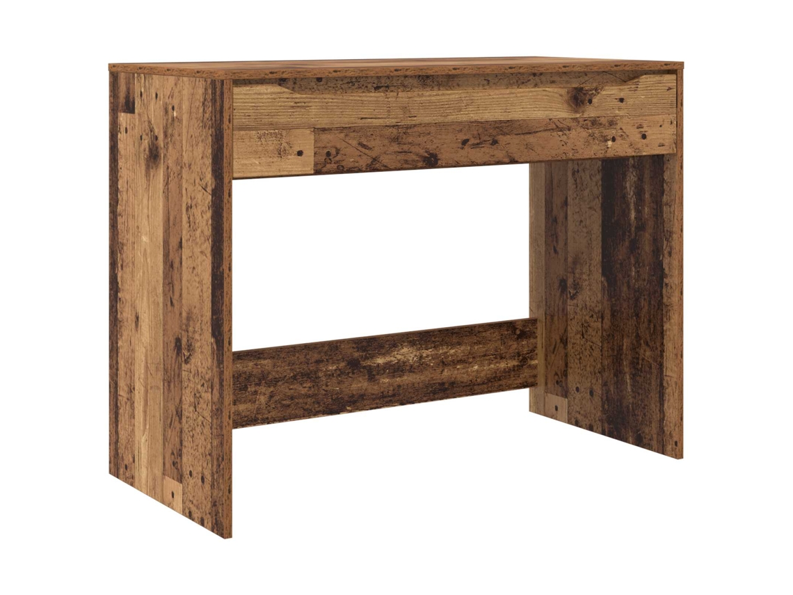 Conjunto 1 Secretária De Escrita Vidaxl Castanho Derivados De Madeira (100 X 50 X 78 Cm)