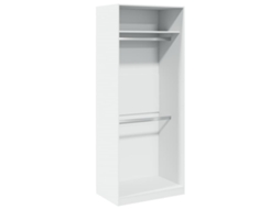 Conjunto 1 Wardrobe, Wardrobes Vidaxl Branco Madeira Processada (80 X 50 X 200 Cm)
