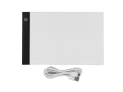 2026zentro-quadro Branco Led Portátil Com Tipo C Para Desenho E Escrita À Prova D'água Com Moldura Preta E Regulagem Contínua De Luminosidade