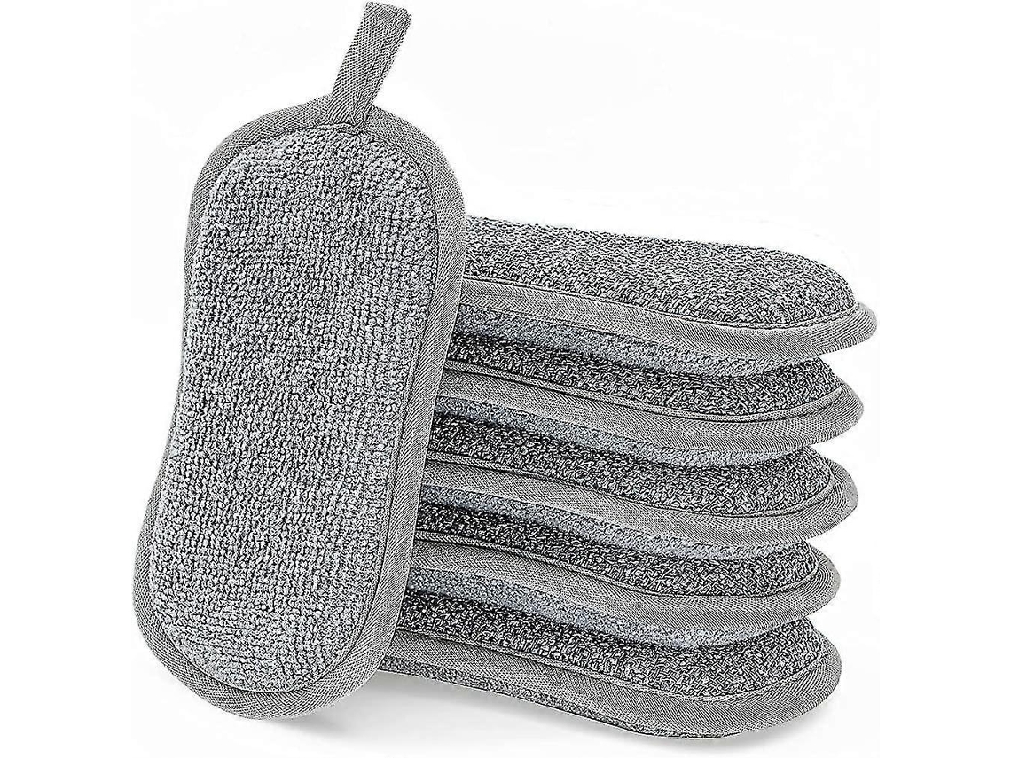 Esponjas lavables, 6 doble cara, para lavar platos | S/MARCA