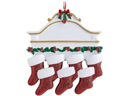 Laxiscreed Guirlanda De Natal Com Enfeite De Meia Para Decoração Festiva