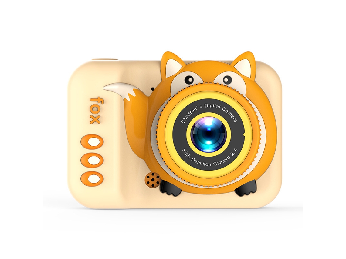 Câmera Infantil, Mini Câmera, Câmera Digital De Desenho Animado (raposa-amarelo) Czhhmart