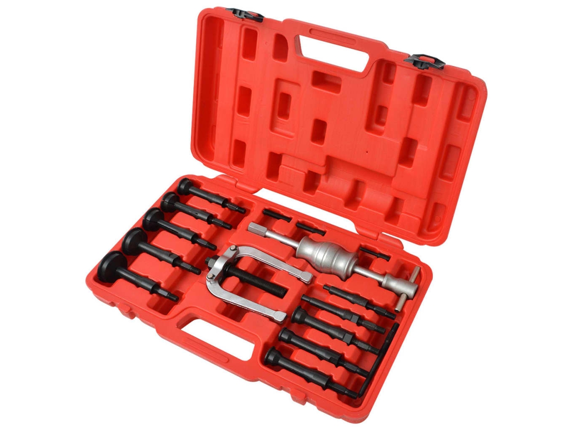 Vidaxl Conjunto Extrator De Rolamentos De Inserção, 16 Pcs