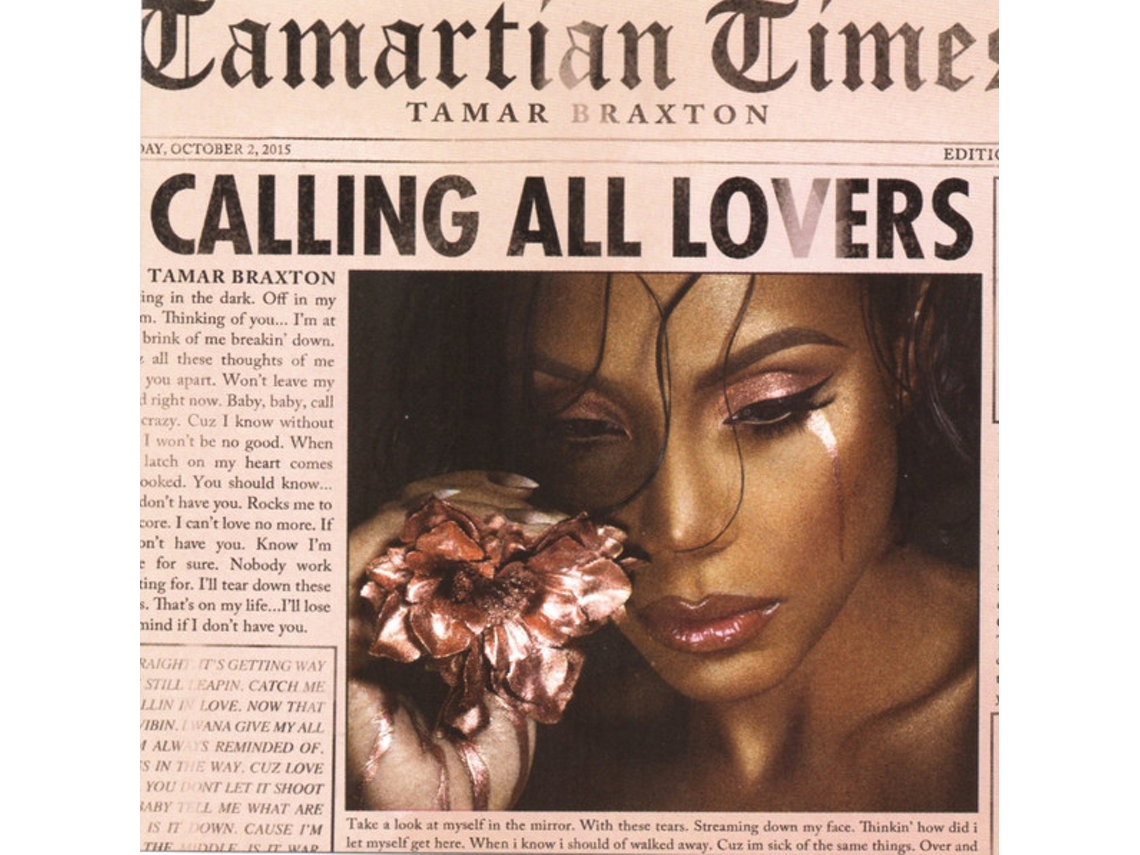 CD Tamar Braxton - Calling All Lovers