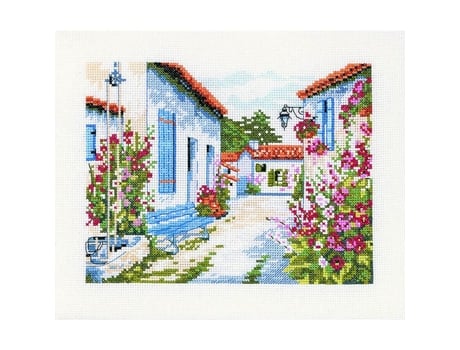 Kit Ponto Contados À Beira Mar 30 X 40 Cm Marie Coeur