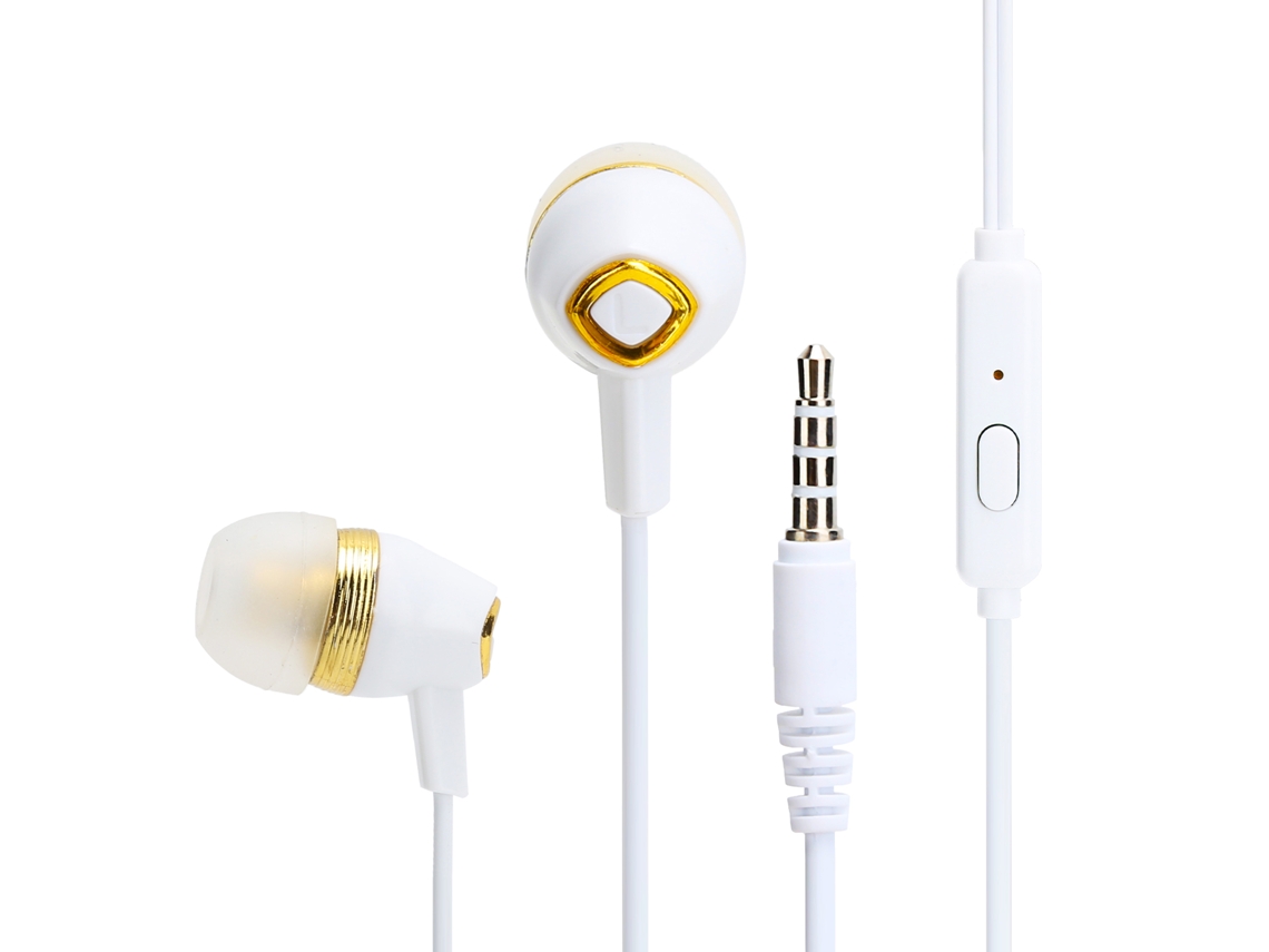 Fones de Ouvido intra-auriculares com controle de chamadas EOOCOO
