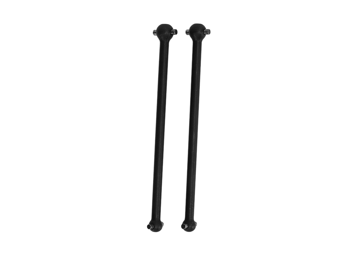 2 Piezas Eje De Transmisión Trasero De Acero 107mm Dogbone Para Coche Rc Arrma 1/7 1/8 Repuesto Negro