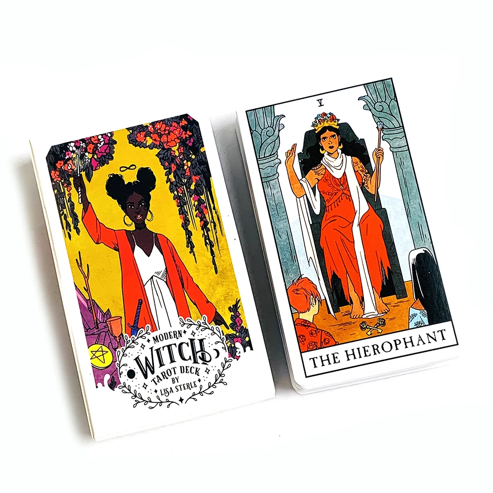 Tarô Da Bruxa Moderna - Cartas Oráculo De 78 Cartas - Tabuleiro De Adivinhação Em Inglês