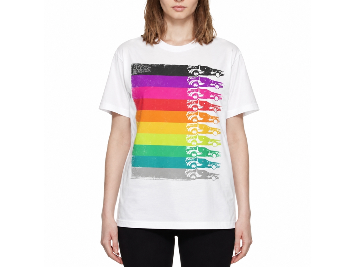 Rockinstone Back To The Future Movie The Colors Duke White Adult T-shirt Size:xl