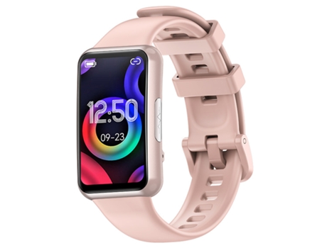 Relógio Inteligente Rosa Jl06 Chamadas Bluetooth Açúcar no Sangue Temperatura Corporal Frequência Cardíaca Pressão Arterial GODTVAGT