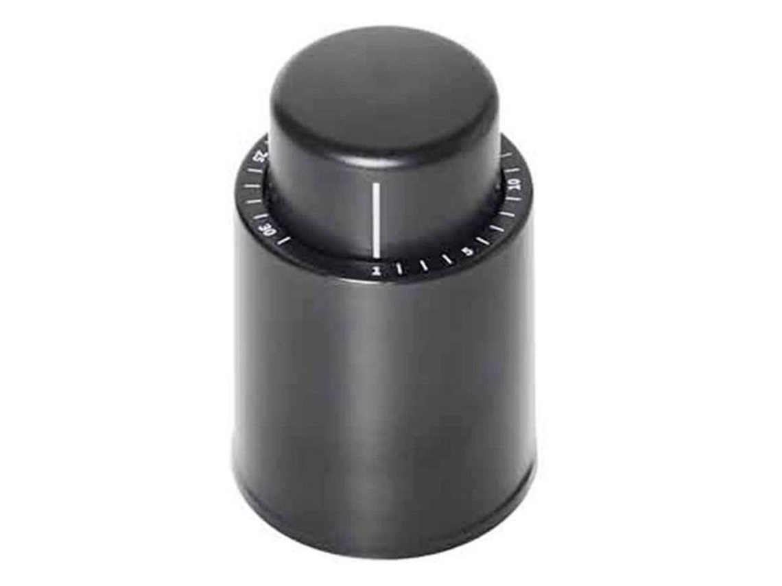 Rolha Hermética Para Vinho "dateur" 8cm Preta