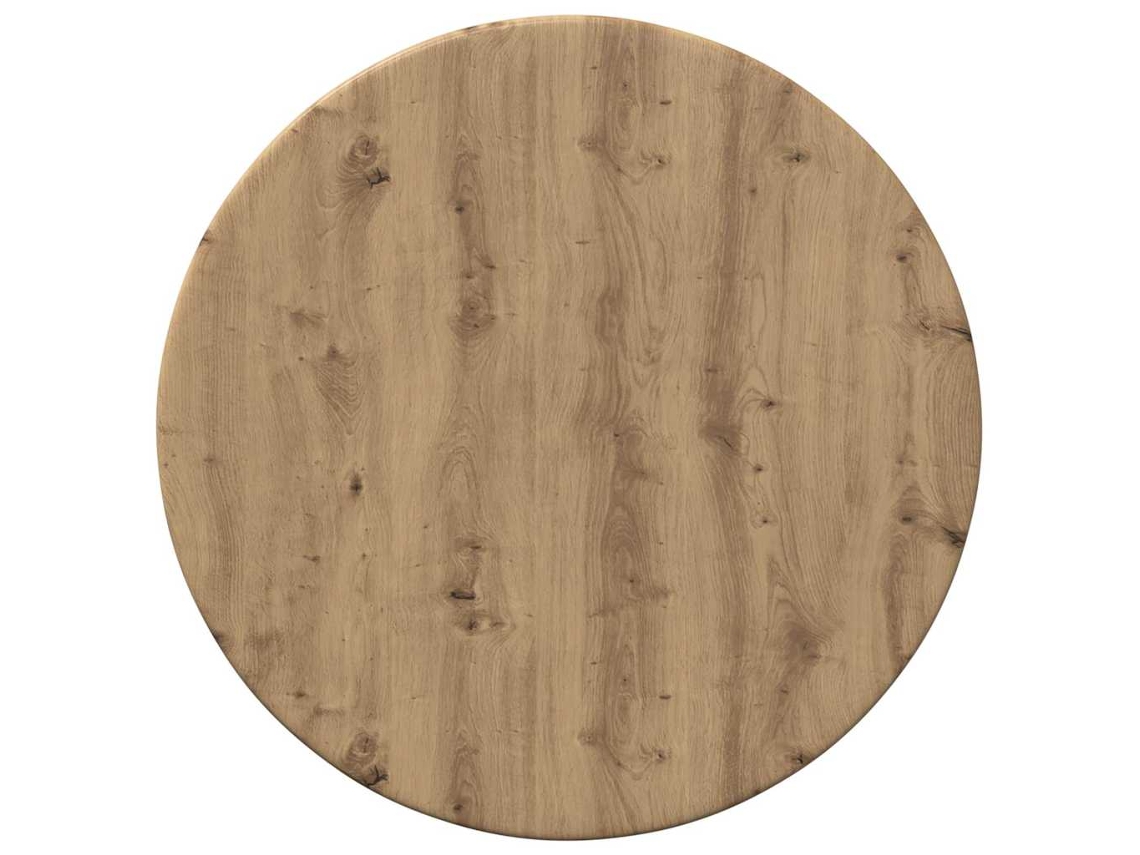 Conjunto 1 Tampo De Mesa Vidaxl Castanho Derivados De Madeira (ø 30 X 1,5 Cm)