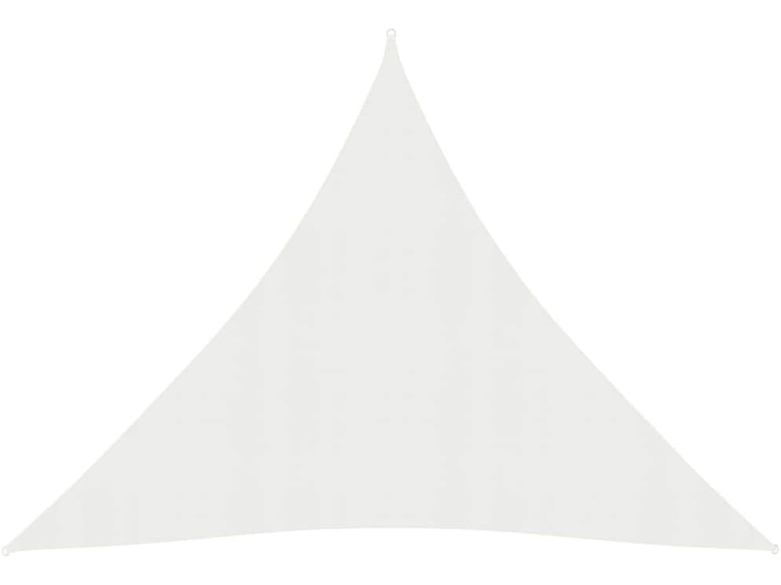 Vela De Sombra Branca Para Pátio, Terraço Com Proteção Uv Impermeável