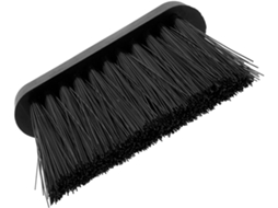 Escova Para Lareira Com Pá De Mão, Cabeça De Substituição Em Plástico Preto Para Varrer Cinzas Fornos E Lareiras, Estilo