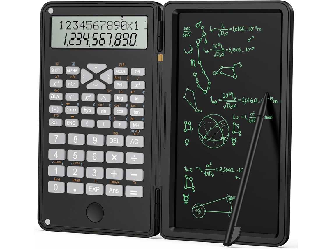 Calculadora, Calculadora Científica de 12 Dígitos com Função de Escrita BRILVIBERA