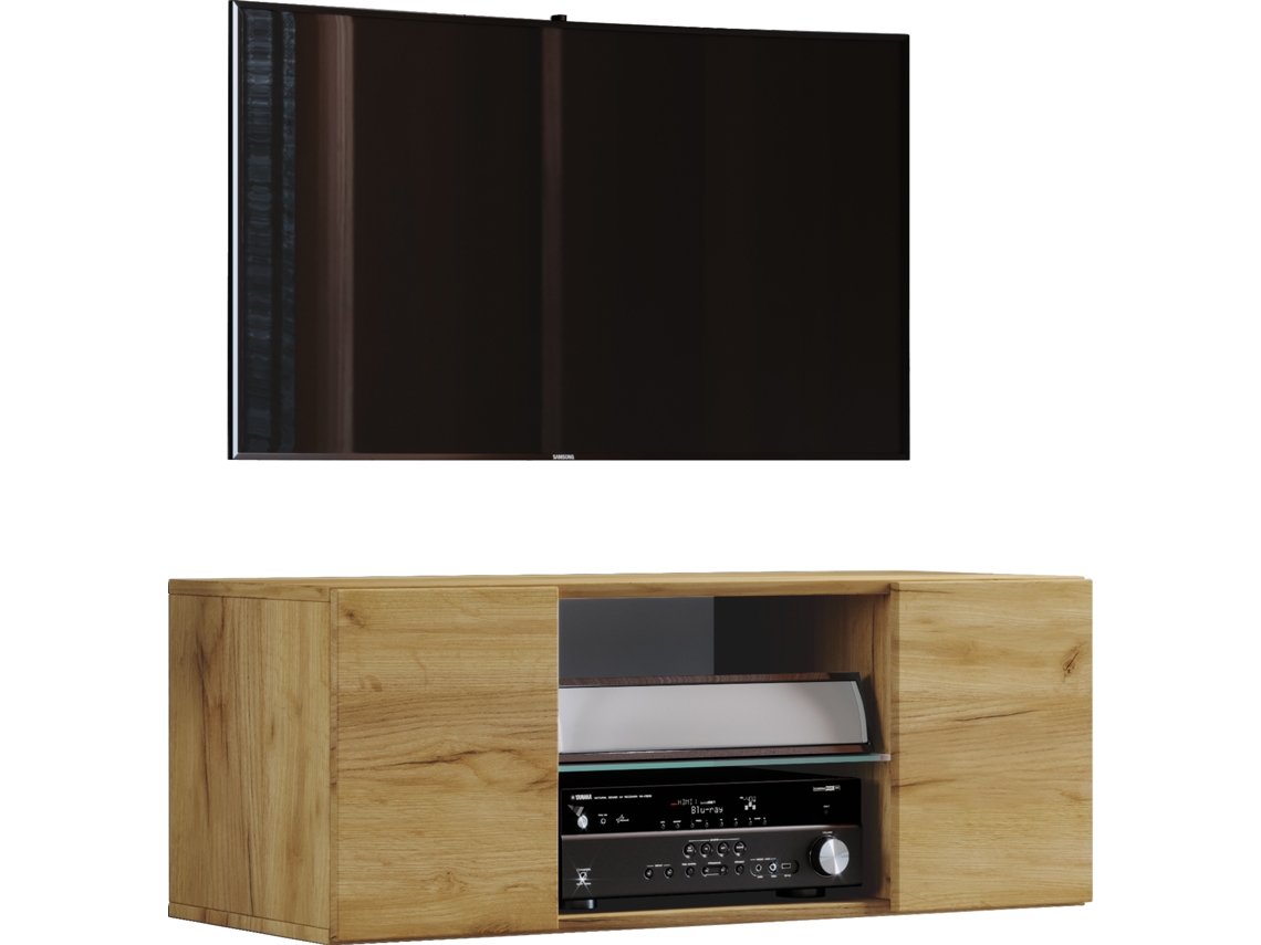 Tv Wall Lowboard De Madeira Tv Jusa 115 Vcm