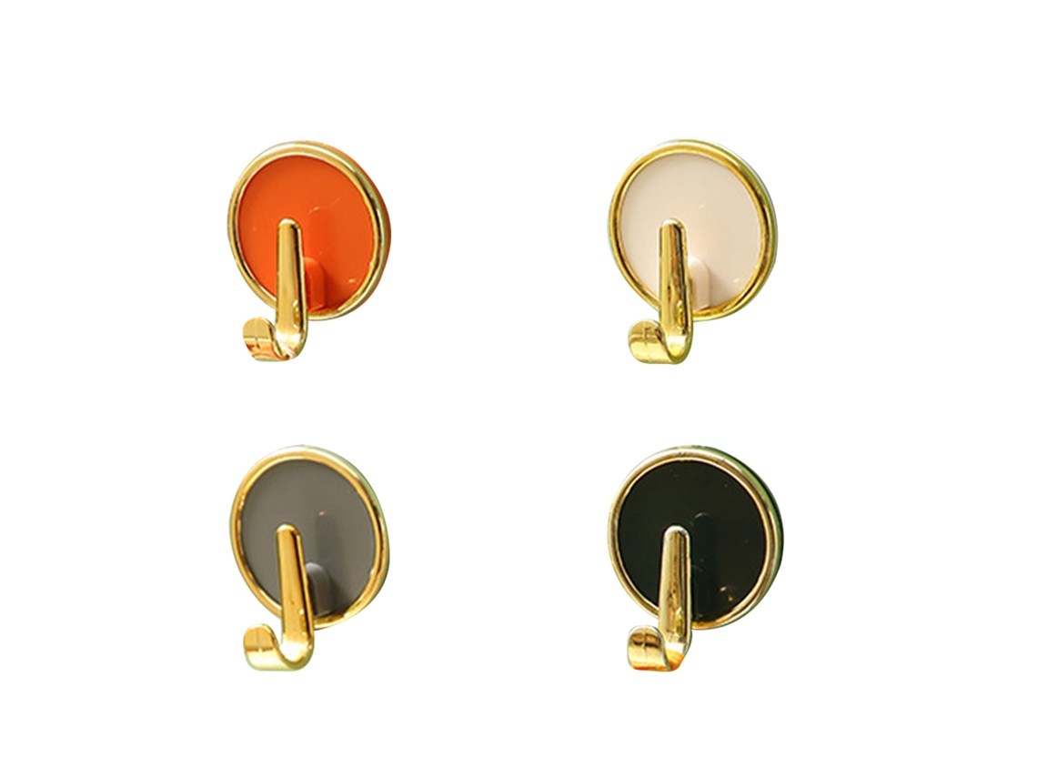 4pcs Ganchos de Parede Sem Perfuração Autoadesivos Multifuncionais para Cozinha Banheiro Casa