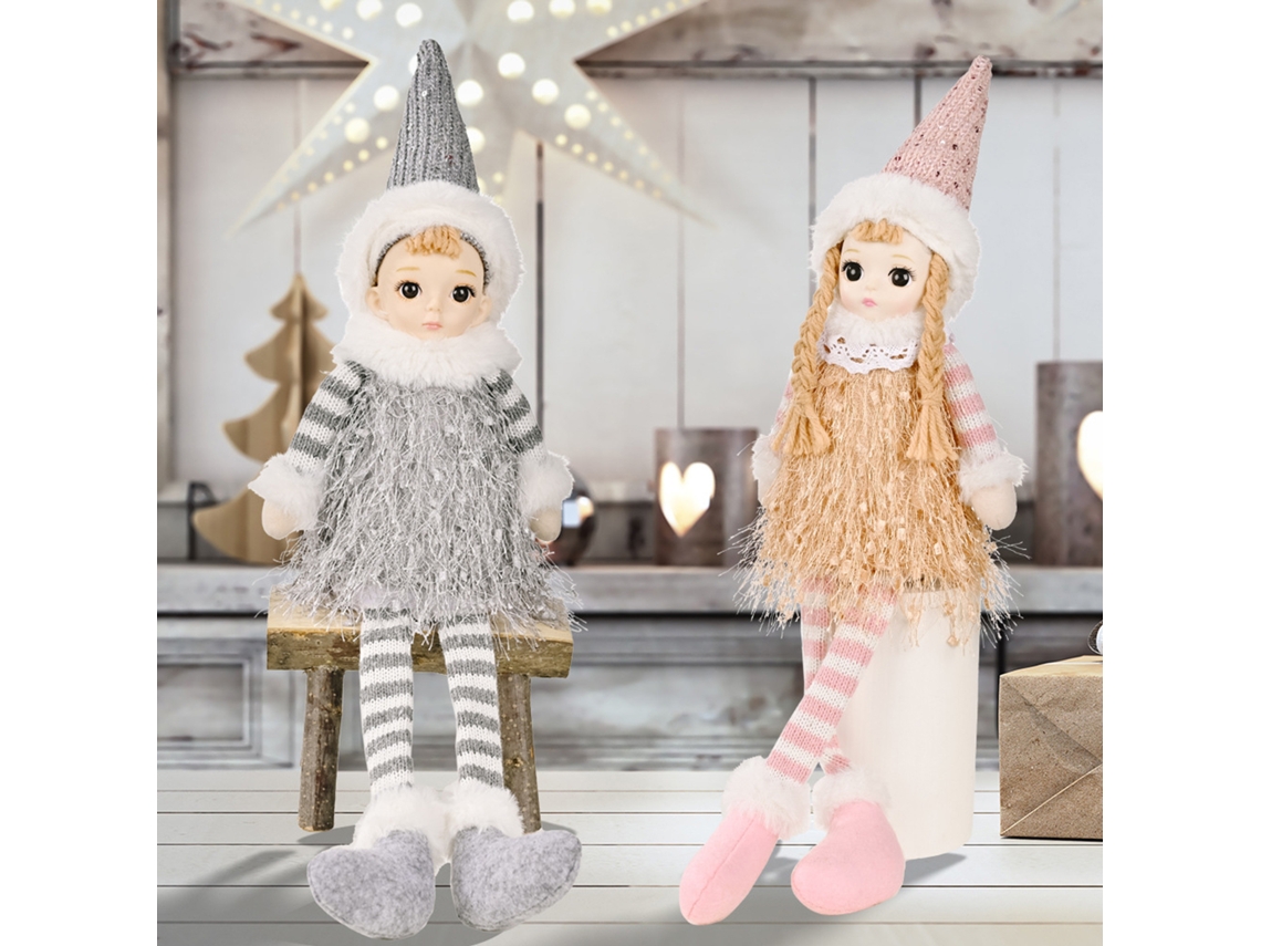 Boneca Simulada Decorativa De Natal (presente Para Crianças) (adequada Para Meninas) Eoocoo
