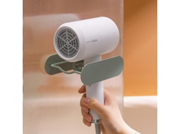 Suporte para Secador de Cabelo com Organizador Cabos, Parede GOKOCO