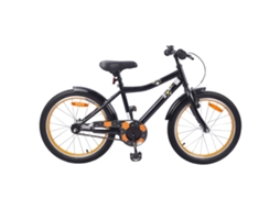 Vidaxl Bicicleta Infantil 18 Polegadas Para 5-7 Anos Preto