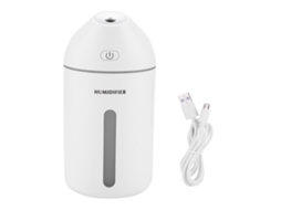 Laxiscreed Umidificador Ultrassônico Mini Usb Com Luz Noturna, 320ml, Hidratação E Ambiente Relaxante