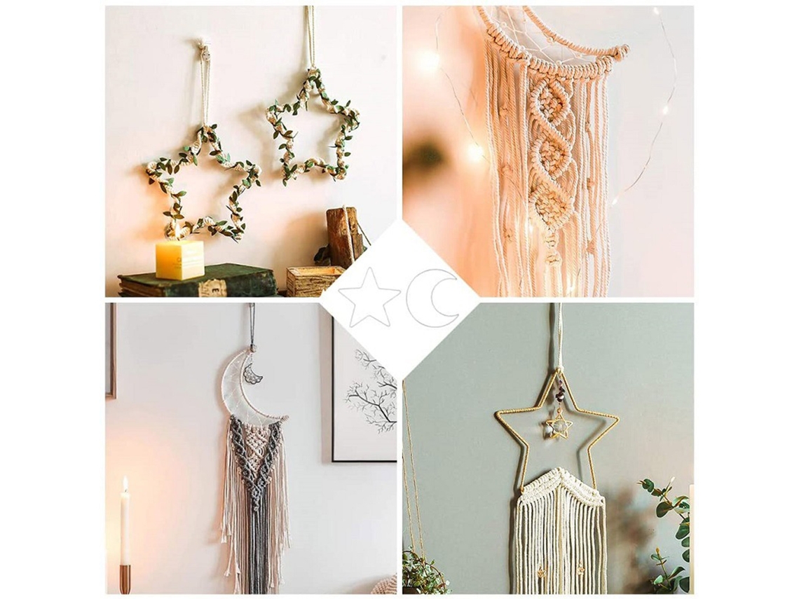 Anel De Ferro Diy Dourado Eoocoo De 100mm