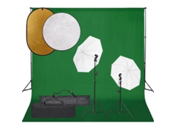 Photo Studio Kit, Photo Studio Kits Vidaxl Preto Alumínio (300 X 300 Cm)