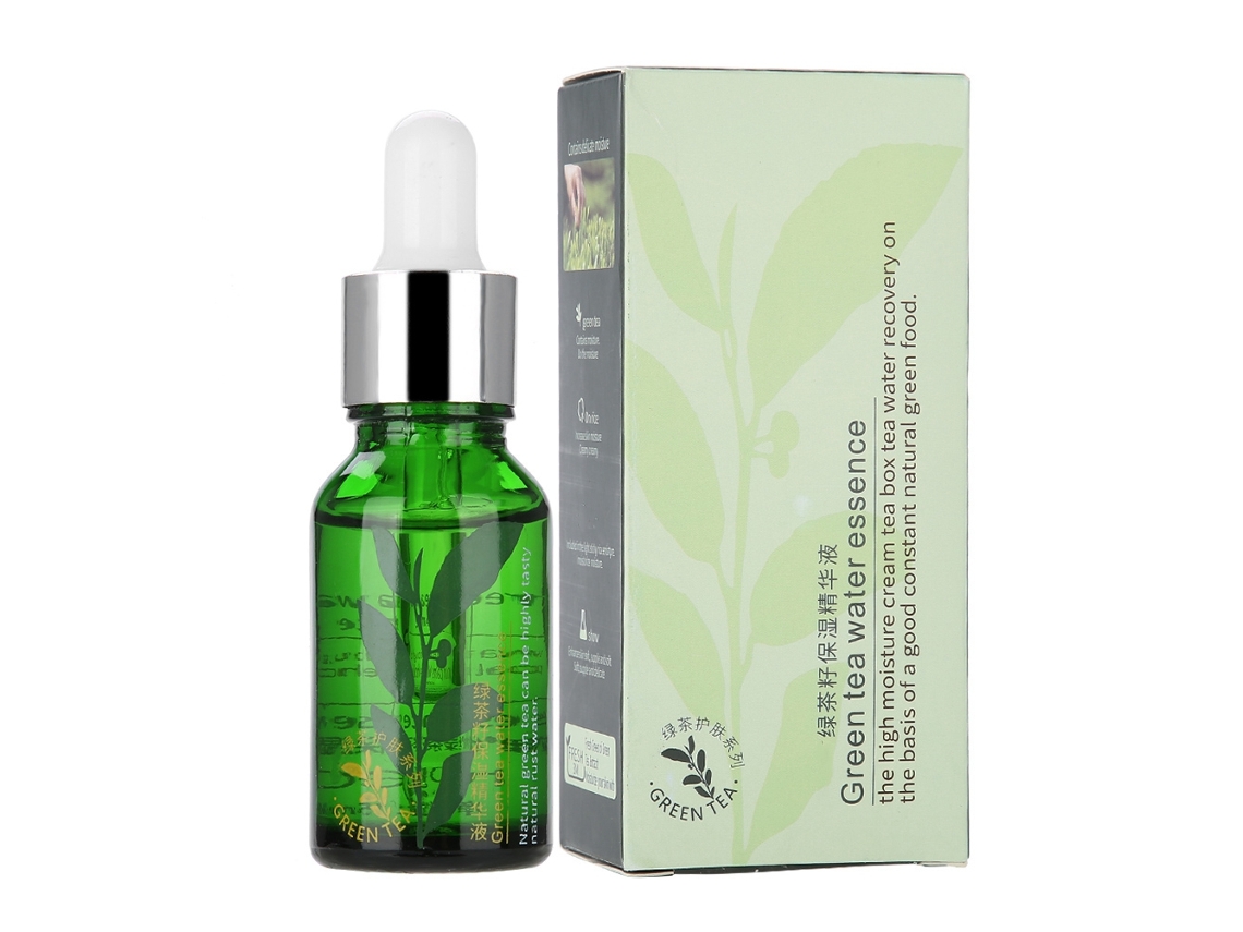 Suero De Essência De Semente De Chá Verde 15ml Com Ácido Hialurônico Hidratante Anti-idade E Contra Poros Dilatados