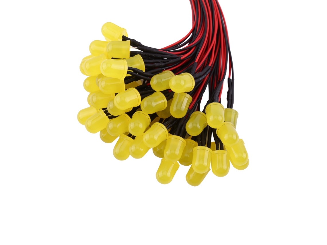 Laxiscreed Led Difuso Multicolorido De 10mm Dc 12v Para Iluminação Suave