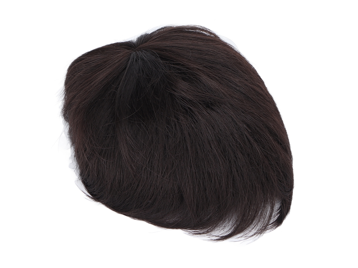 Peruca curta masculina 2026 com cabelo preto natural, fácil de usar, confortável e versátil para festas, Halloween e uso diário.