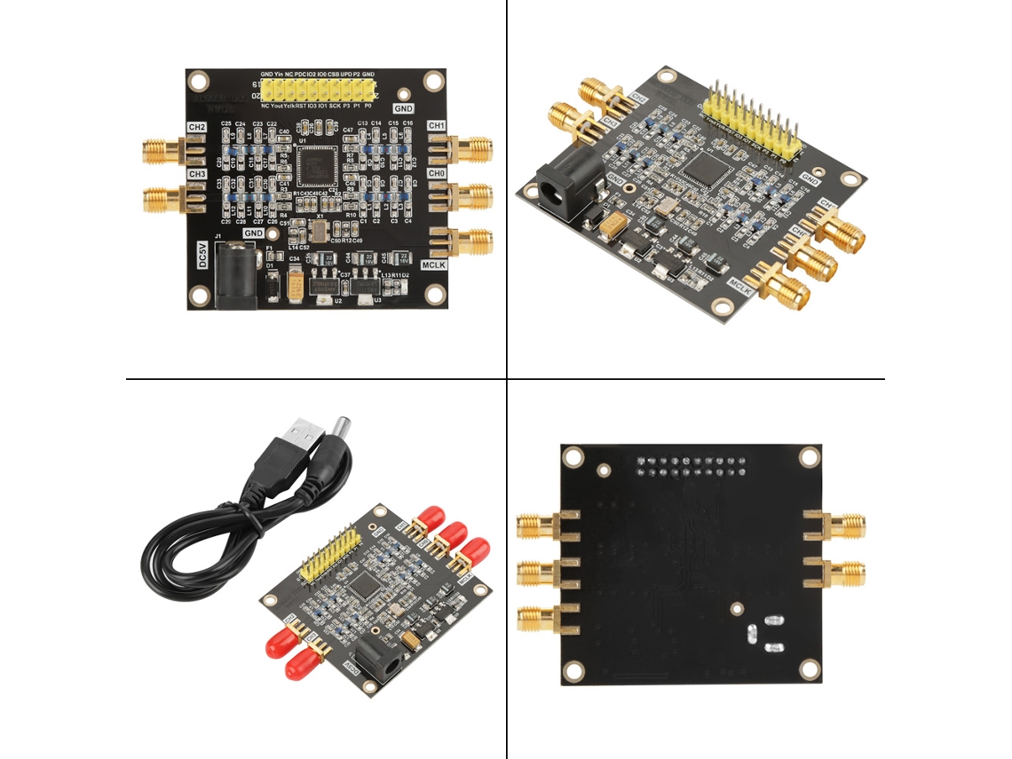 Módulo Gerador Sinal Rf Dds Ad9959 4-canais