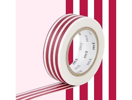 Linhas de Fita Crepe Vermelha 1,5 cmx7 M YOUDOIT