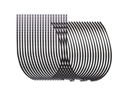 Fio De Corte Extra Forte F016800431 Para Cortador De Grama Bosch Afs 23-37, 37 Cm × 3,5 Mm (50 Unidades)
