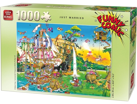 Puzzle 2D  Just Married 1000 pcs