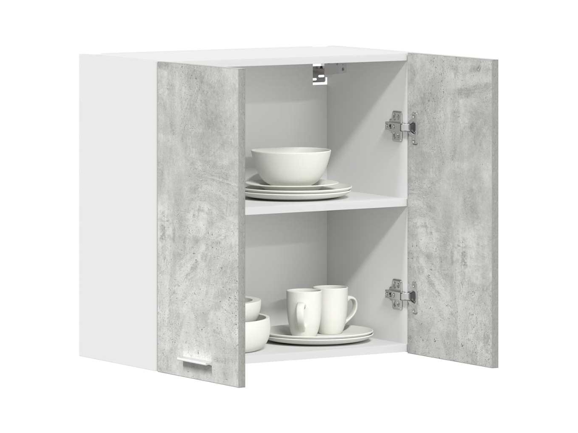 Vidaxl Armário De Parede Da Cozinha Concreto Cinza 60x31x60 Cm
