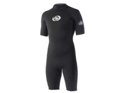 Terno Júnior de Neoprene de Manga Longa com Zíper Nas Costas Flatlock Spring Preto 10 Yearsstorm Blade