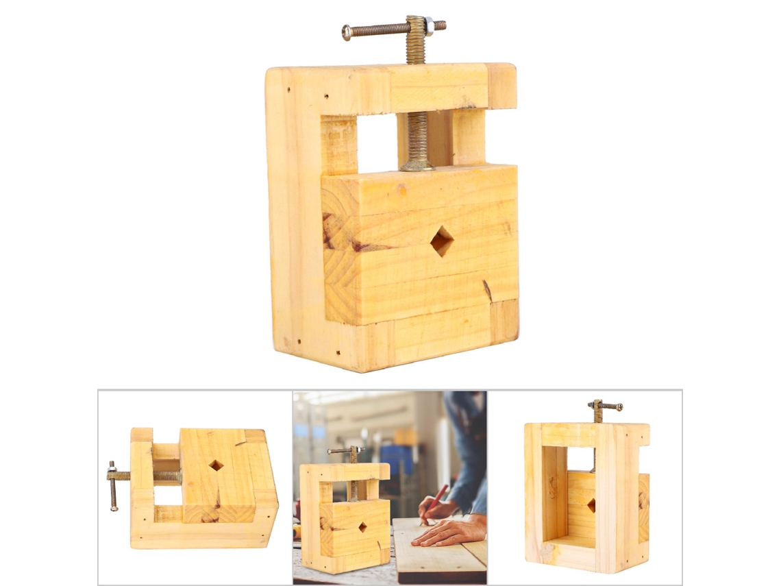 Grampo Profissional Para Entalhe Em Madeira Com Design Ergonômico, Mini Torno De Bancada Estabilidade Da Ferramenta Durante O Ent -aquaforge