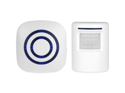 Lurelia Campainha Sem Fios T801 Com Sensor De Movimento Pir Para Casa E Loja (branca)