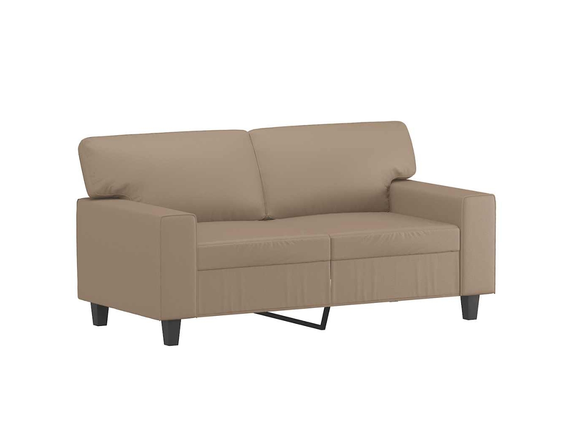 2-seater Sofa, 2-seater Sofas Vidaxl Marrom Couro Artificial (n/a)