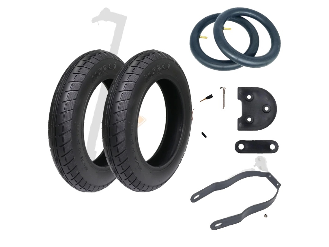 Kit De Rodas De 10 Polegadas Para Xiaomi Pro1/pro2, Pneus Duráveis, Acessórios De Instalação Completa,kit Pro2 De Plástico Oem