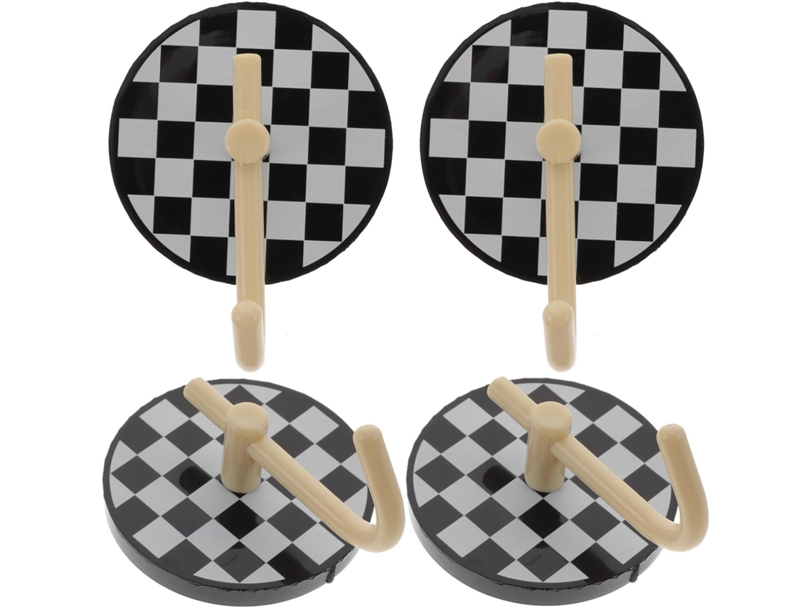 Conjunto De 4 Ganchos Autoadesivos Para Toalhas, Ideais Banheiro E