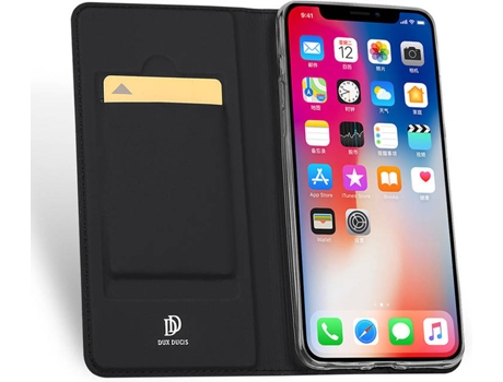 Capa iPhone X WISETONY Dux Ducis-397 Preto