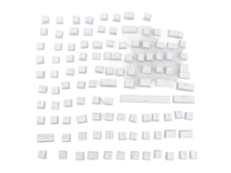 Keycaps Abs 108 Teclas Duas Camadas Transmissão De Luz Em Duas Cores Para Teclado Mecânico