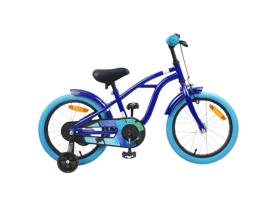 Vidaxl Bicicleta Infantil 16 Polegadas Para Crianças De 4 A 6 Anos